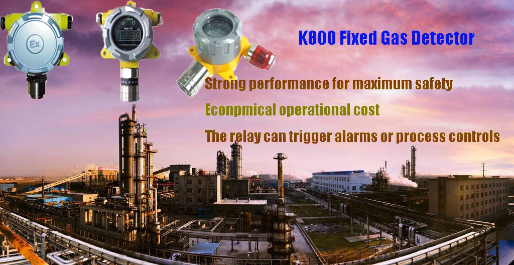 Combustible Gas Concentration Detection China Supplier Industrial Fixed Detector De Fuga De Gas