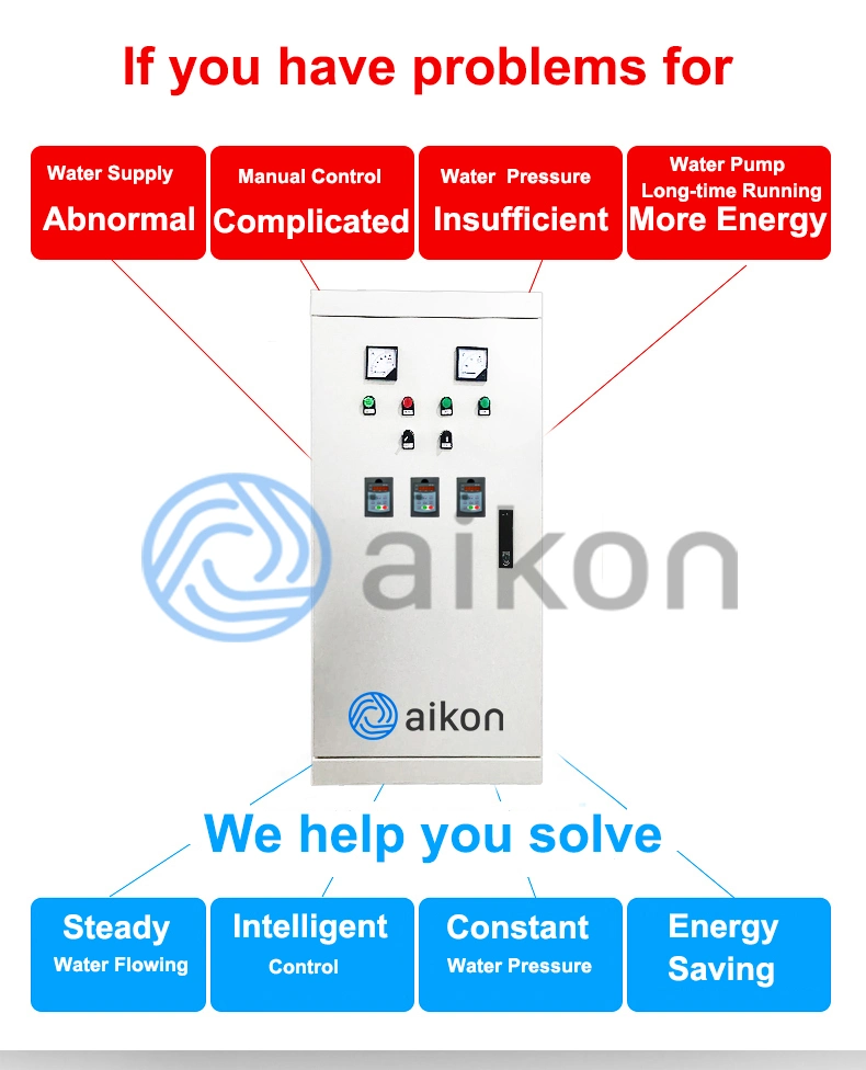 Universal Variable Speed Controller Single to 3 Phase Converter VFD Cabinet Electrical Motor Control Panel with PLC