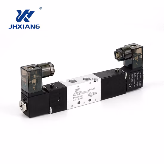 Тип двухпозиционные пятиходовые пневматические электромагнитные клапаны 24В 220В серии 4В300 Аиртак